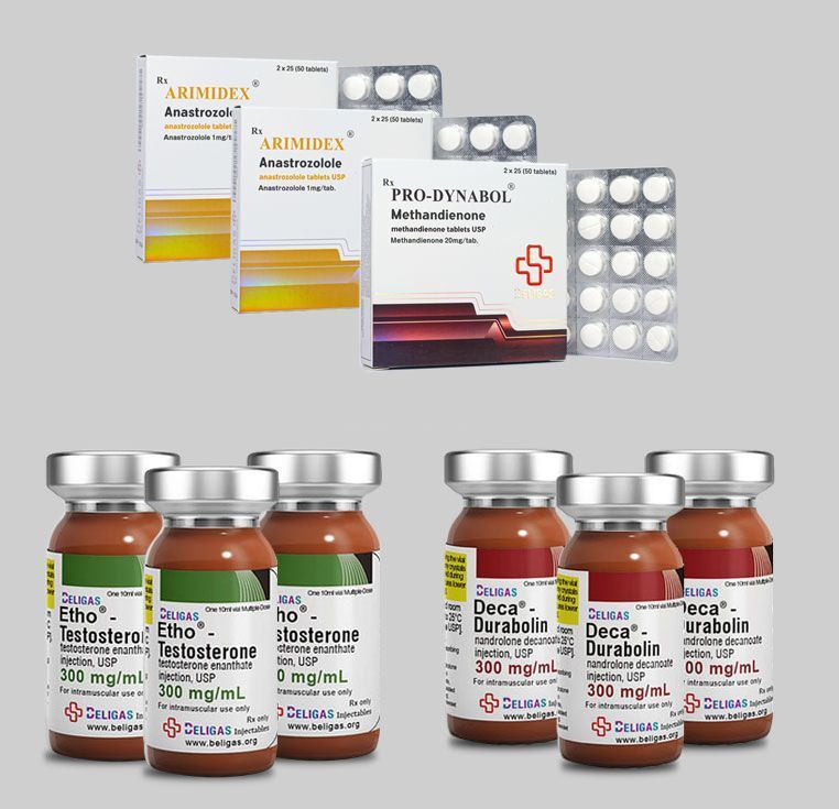 3-1 Pack Prise de Masse 12 Semaines – Beligas – Testo E - Deca - DBol