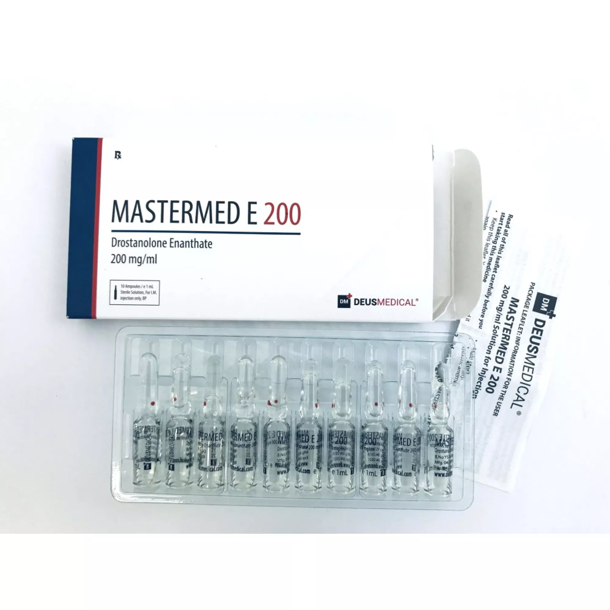 DEUS MEDICAL_MASTERMED E 200_Drostanolone Enanthate_DEUSPOWER_STEROIDS_BUY-2000x2000w Masteron - Deus Medical - 200mg/mL