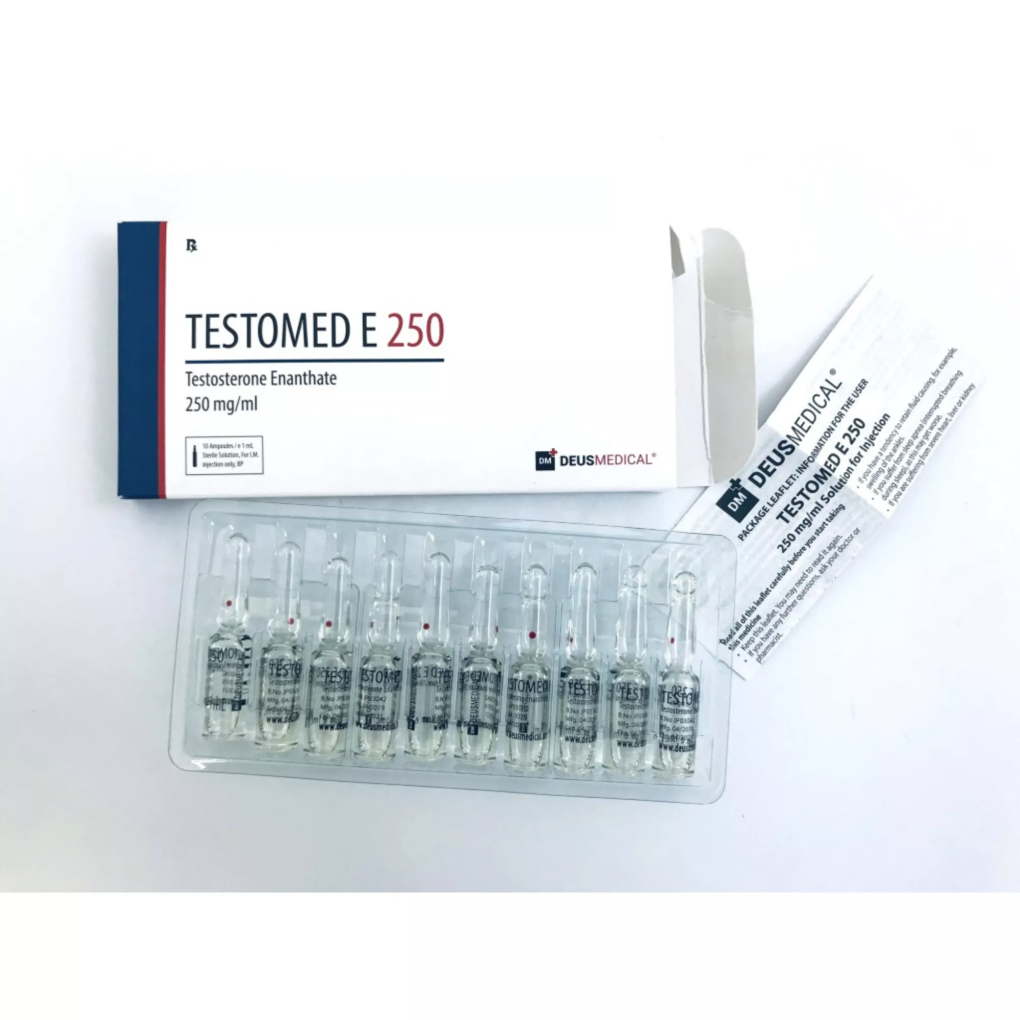 DEUS MEDICAL_TESTOMED E 250_Testosterone Enanthate_DEUSPOWER_STEROIDS_BUY-2000x2000w Testo Enanthate – Deus Medical – 250mg/mL
