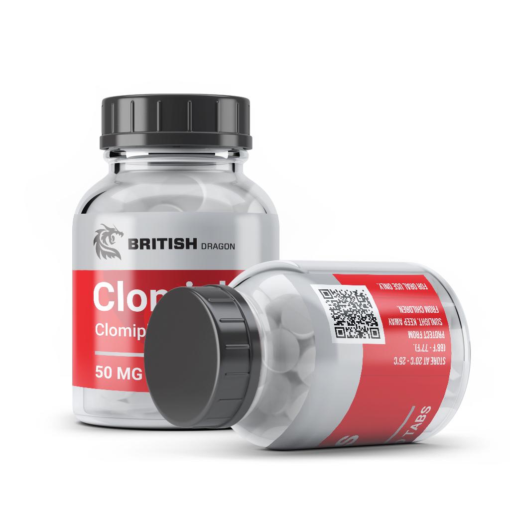 clomiphene-tablets Clomid - British Dragon - 50mg - 50 Tabs