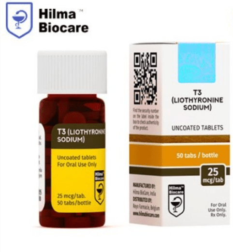 cytomel-t3-25mcg-50 T3 Cytomel - Hilma Biocare - 25mcg - 50 Tabs