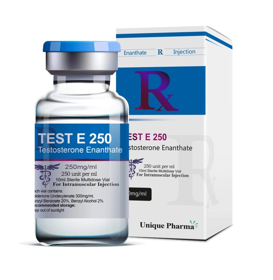 Testostérone Enanthate – Unique Pharma – 250mg/mL Testostérone Enanthate – Unique Pharma – 250mg/mL