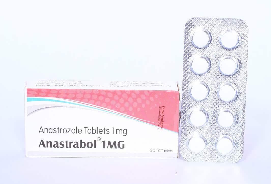 ANASTRABOL-Anastrazole-1mg-30-tabs-Shree-Venkatesh Anastrozole - Shree Venkatesh - 1mg - 30 Tabs
