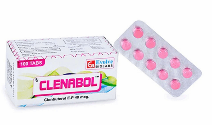 Clenbuterol-40mcg-100-pills-Evolve-Biolabs Clenbuterol – Evolve Biolabs – 40mcg - 100 Tabs
