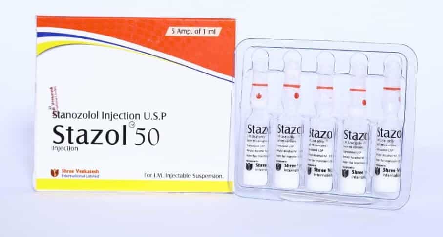 STAZOLE-INJ-Stanozolol-50mg-5amps-x-1ml-Shree-Venkatesh Winstrol – Shree Venkatesh – 50mg/mL