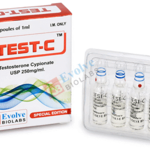 Testostérone Cypionate – Evolve Biolabs – 250mg/mL